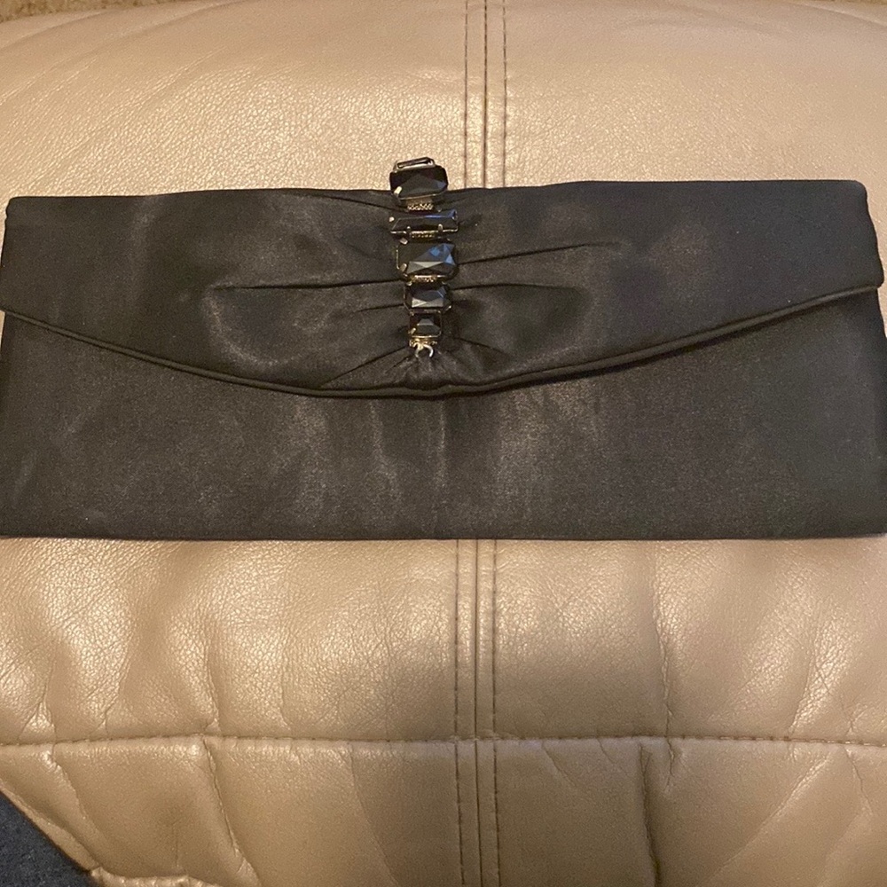 Black clutch purse